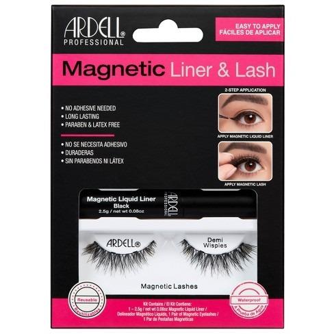 Ardell Professional Magnetic Liquid Liner & Wispies Lash Kit - 3pc