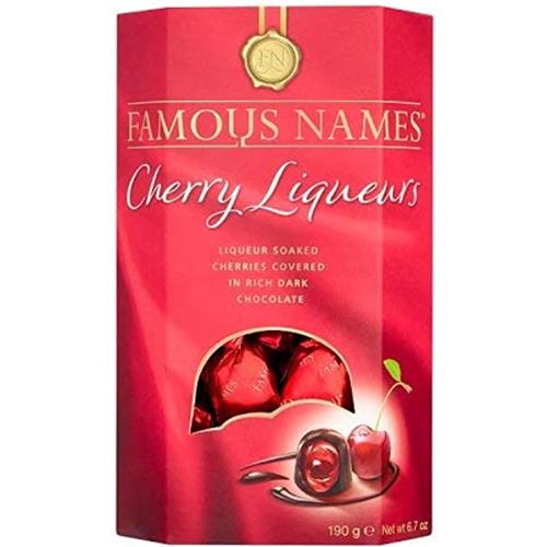 Famous Names Cherry Liqueur Chocolates - 190g