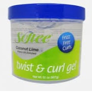 Softee Coconut Lime Twist & Curl Gel 950ml.