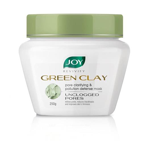 Joy Revivify Green Clay Clarifying And Pollution Defense Face Mask, 250g