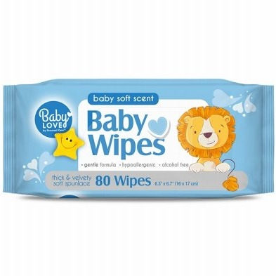 Personal Care Baby Wipes - 80's