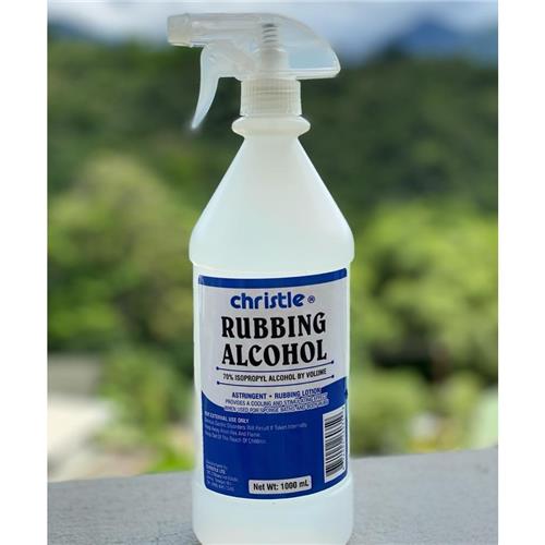 Christle Rubbing Alcohol 70% Isopropyl Alcohol