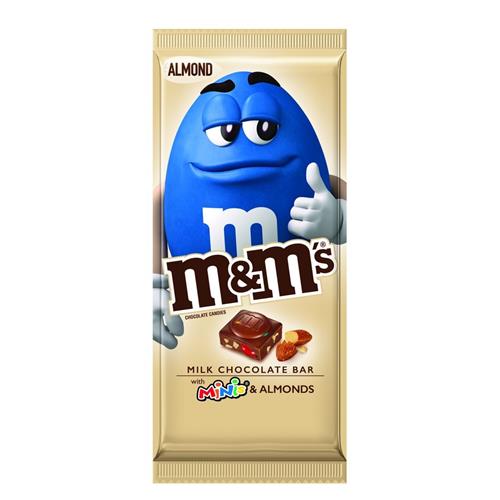 M&M'S Milk Chocolate Candy Bar With Minis, 4 Oz