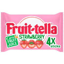 Fruittella Strawberry Chewy Sweets Multipack 4 Pack