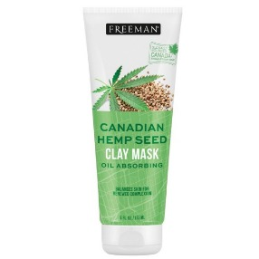 Freeman Canadian Hemp Seed Clay Mask Oil Absorbing 6 FL Oz.
