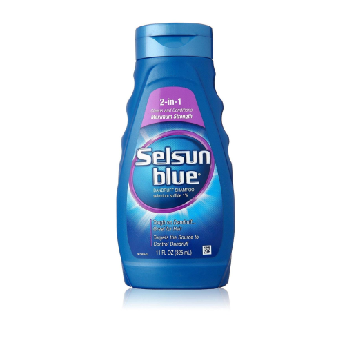 Selsun Blue Shampoo Naturals Dandruff 2-In-1 Strength 11 Ounce