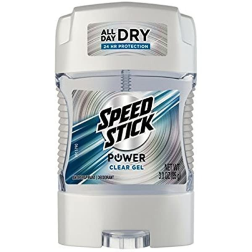 Speed Stick Power Men's Antiperspirant Deodorant, Clear Gel, 3 Ounce