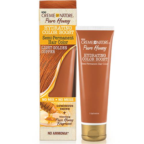 Creme Of Nature Pure Honey Hydrating Color Boost Semi-Permanent Hair Color 3 fl oz