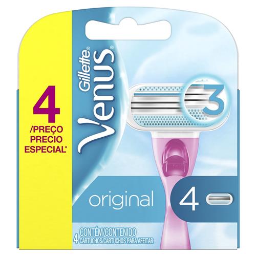 Gillette Venus Original Cartridges Refill, 4 Units