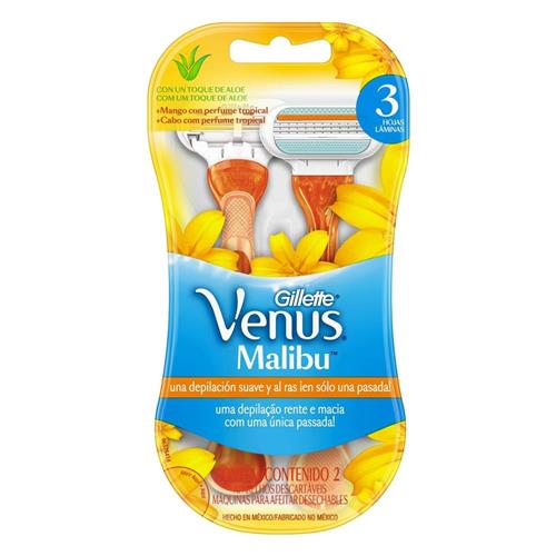 Gillette Venus Malibu Shaver For Women,  2 Units