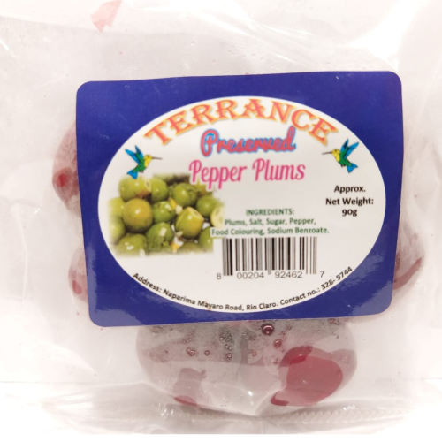 Terrance Preserved Pepper Plum 90g