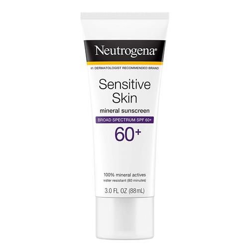 Neutrogena Sensitive Skin Sunscreen Broad Spectrum SPF 60+, 3 Oz