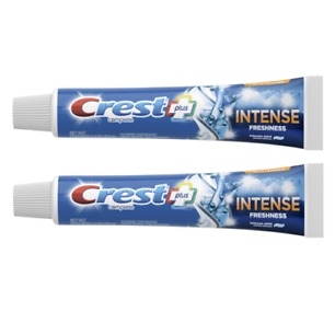 Crest Plus Intense Freshness w/ Whitening Toothpaste 2 Pack 5.4OZ