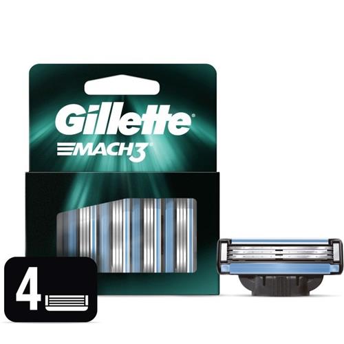 Gillette Mach3 Refill Cartridges, 4 Count