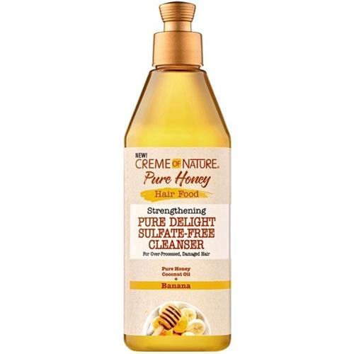 Creme of Nature Pure Honey Hair Food Pure Delight Sulfate-Free Cleanser 12oz