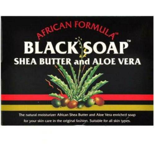 African Formula Black Soap 3.5oz Shea Butter & Aloe Vera