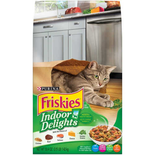 Purina Friskies Indoor Delights Wet Cat Food - 3.15lb bag
