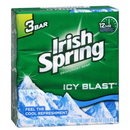 Irish Spring Deodorant Bar Soap, Icy Blast, 3.75 oz