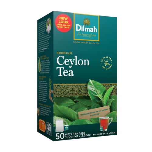 Dilmah English Breakfast Ceylon Tea - 50 Tea Bags