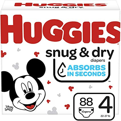 Huggies Snug & Dry Stage 4 - 88'S